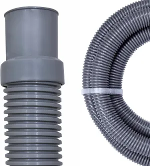 SWIMLINE HYDROTOOLS Pool Pump Filter Connection Hose W/ Cuff | 1.5 Inch X 9 Foot | Heavy-Duty Flexible, Durable & Leakproof | Chemical & UV Resistant | For Above Ground Pools Skimmer Filters & Pumps