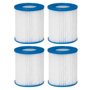 Swimming Pool Filter Cartridge, Use for DL18 & DL21, Pack of 4 - DL116