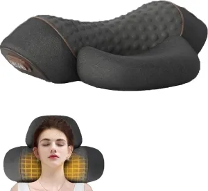 TheraPillow,TheraPillow Massage Neck Hump,TheraPilloww Traction Massager,Fisiorest 3-in-1 Neck Massager Pillows (Black)