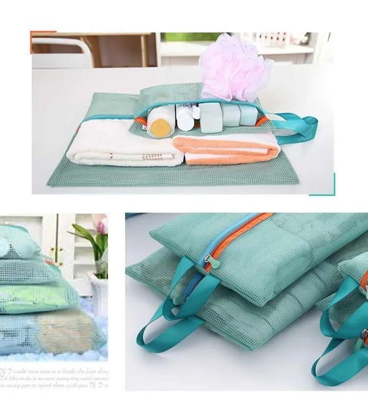 Thicken  Portable Travel Storage Mesh Bag On Sale