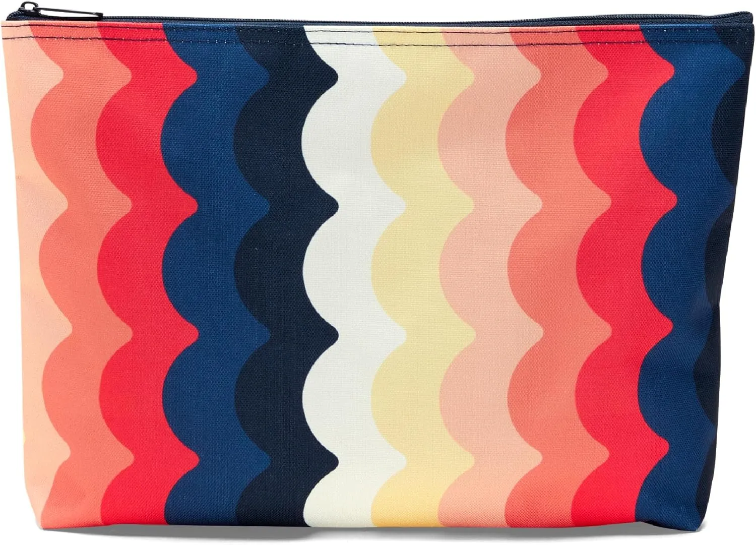 THIRTY-ONE Gifts Zipper Pouch, Large Zippered Pouch for Purse, Travel Bag, or Home Organization, Ocean Waves