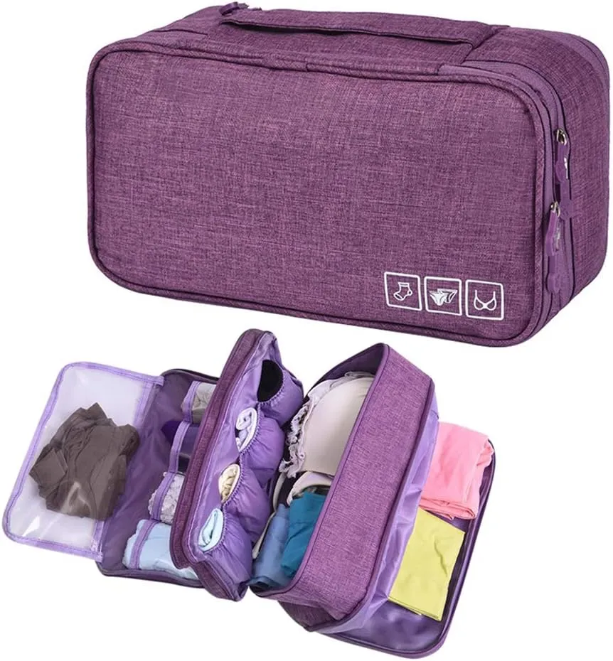 Travel Multi-function Underwear Organize Storage Bag Portable Bra Socks Lingerie Accessories Pack Cube Toiletry Bag