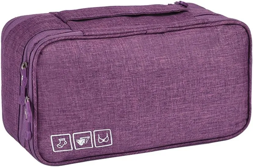 Travel Multi-function Underwear Organize Storage Bag Portable Bra Socks Lingerie Accessories Pack Cube Toiletry Bag