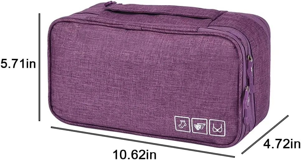 Travel Multi-function Underwear Organize Storage Bag Portable Bra Socks Lingerie Accessories Pack Cube Toiletry Bag