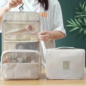 Travel Multi Functional Hanging Makeup Bag With Hanging Washable Bag
