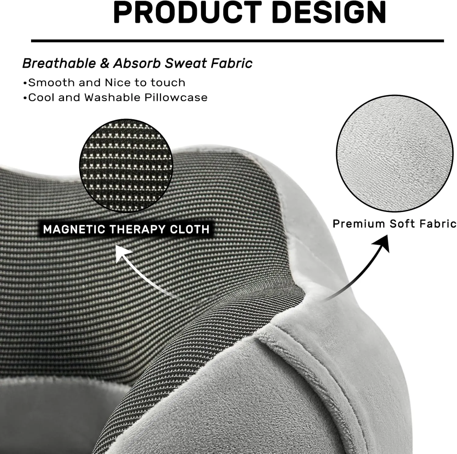 Travel Pillow for Airplane-2 Pack Memory Foam Neck Pillows, Soft & Support Travel Essentials for Travelling, Sleeping Rest, Car, Train and Home Use(Grey&Blue)