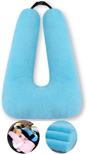 Travel Pillow Travel Pillow Cushion for The Back Seat of Car Car Pillow for Kids A Sleeping Artifact Suitable for Long-Distance Travel of Adults and Children Travel Pillow for Kids Blue