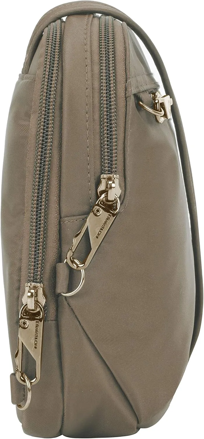 Travelon Women's Anti-theft Tailored East/West Organizer Chrossbody