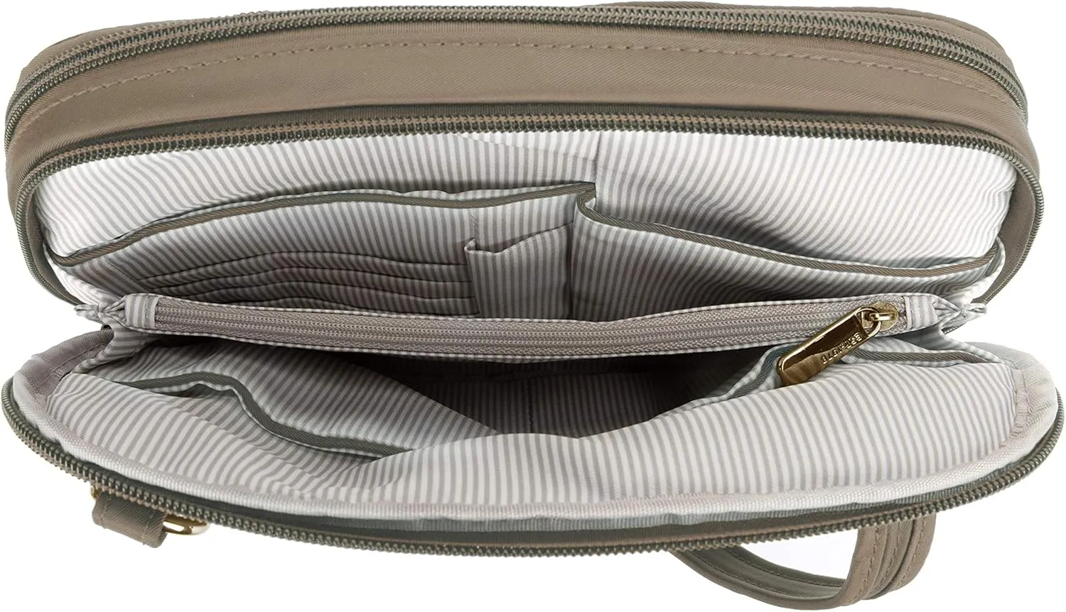 Travelon Women's Anti-theft Tailored East/West Organizer Chrossbody