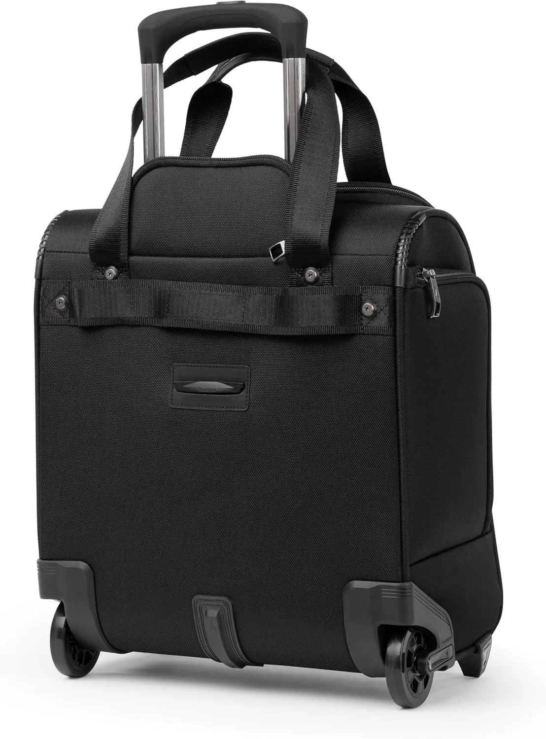 Travelpro Crew Classic Lightweight Softside Luggage, Rolling Underseat Carry on Bag, 14" Laptop or Tablet Sleeve, Men and Women, 17-Inch, Black