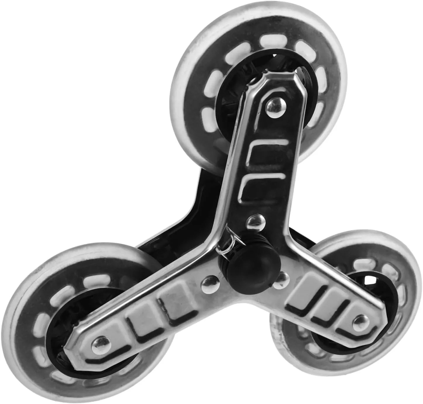 Triangle Wheels for Cart Stair Climbing Caster Stainless Steel Luggage Trolley Caster for Shopping Supermarket Home Use