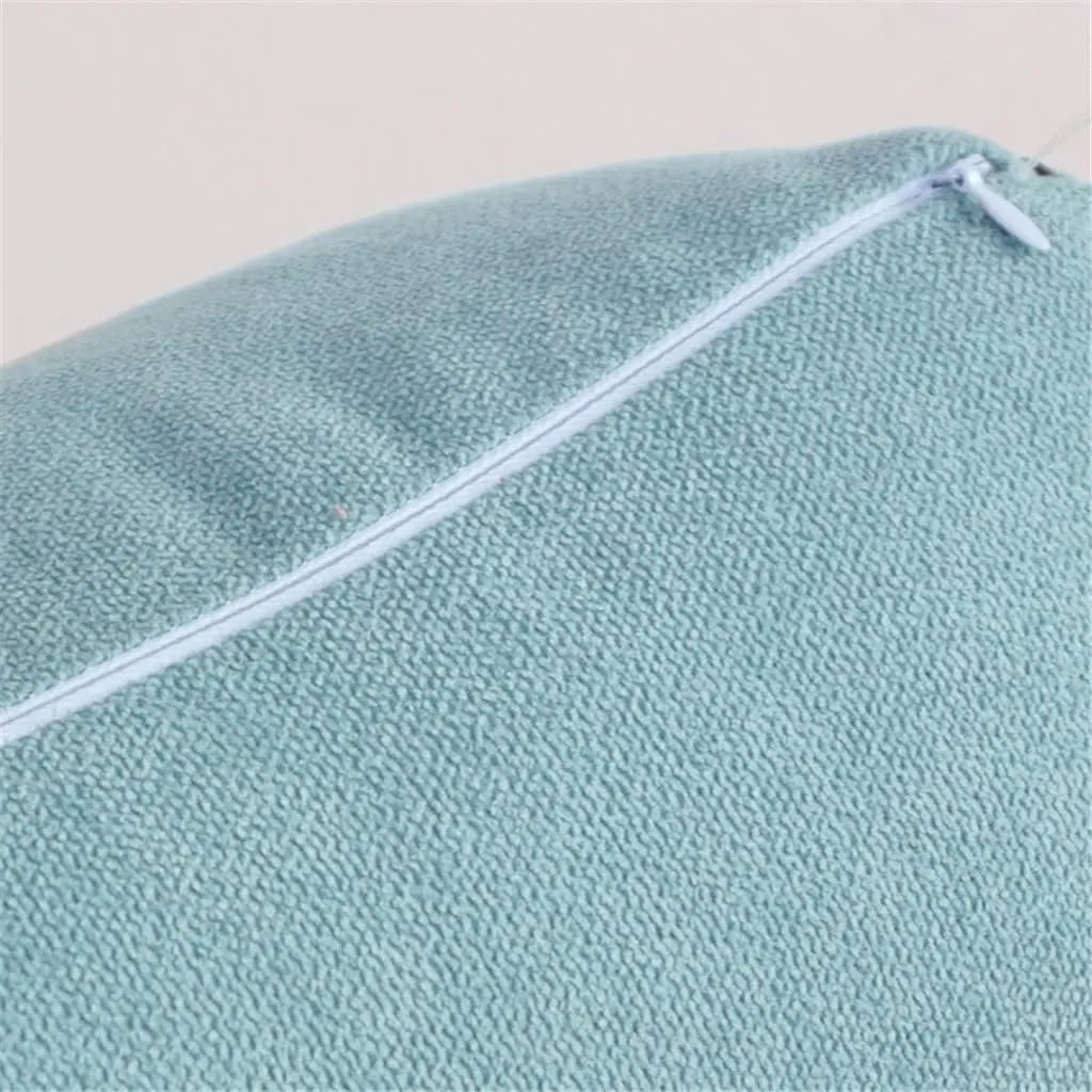 Triangular Headboard Pillow Velvet Cover Large Bolster Headboard Backrest Positioning Support Wedge Pillow for Day Bed Bunk Bed Dormitory,A,Twin/39inch/100cm
