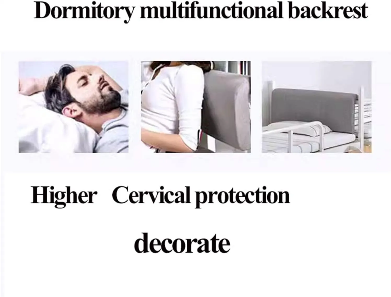 Triangular Headboard Pillow Velvet Cover Large Bolster Headboard Backrest Positioning Support Wedge Pillow for Day Bed Bunk Bed Dormitory,Black,Twin/39inch/100cm
