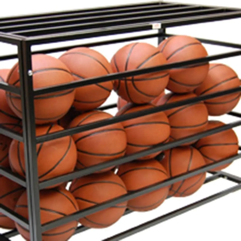 Trigon Sports Sports Lockable Ball Storage Cart, Basketball Storage Bin for Indoor Outdoor, Rolling Exercise Ball Cart Holder for Gym, School, Club