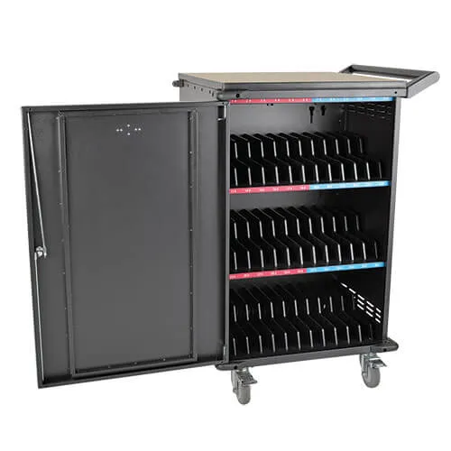Tripp Lite 36-Port AC Charging Cart Storage Station Chromebook Laptop Tablet
