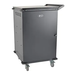 Tripp Lite 48-Device AC Mobile Charging Cart Storage Station for Laptops, Chromebooks, Tablets 120V, NEMA 5-15P, 10 ft. Cord, Black