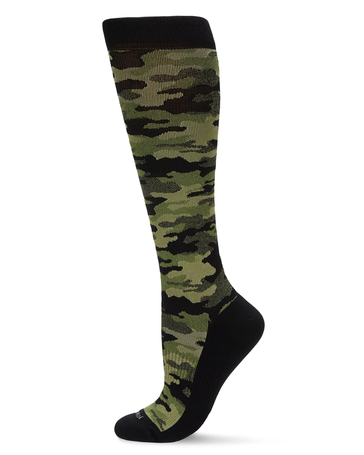 Unisex Camo Nylon 15-20mmHg Graduated Compression Socks