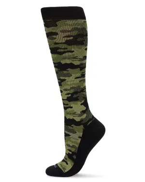 Unisex Camo Nylon 15-20mmHg Graduated Compression Socks