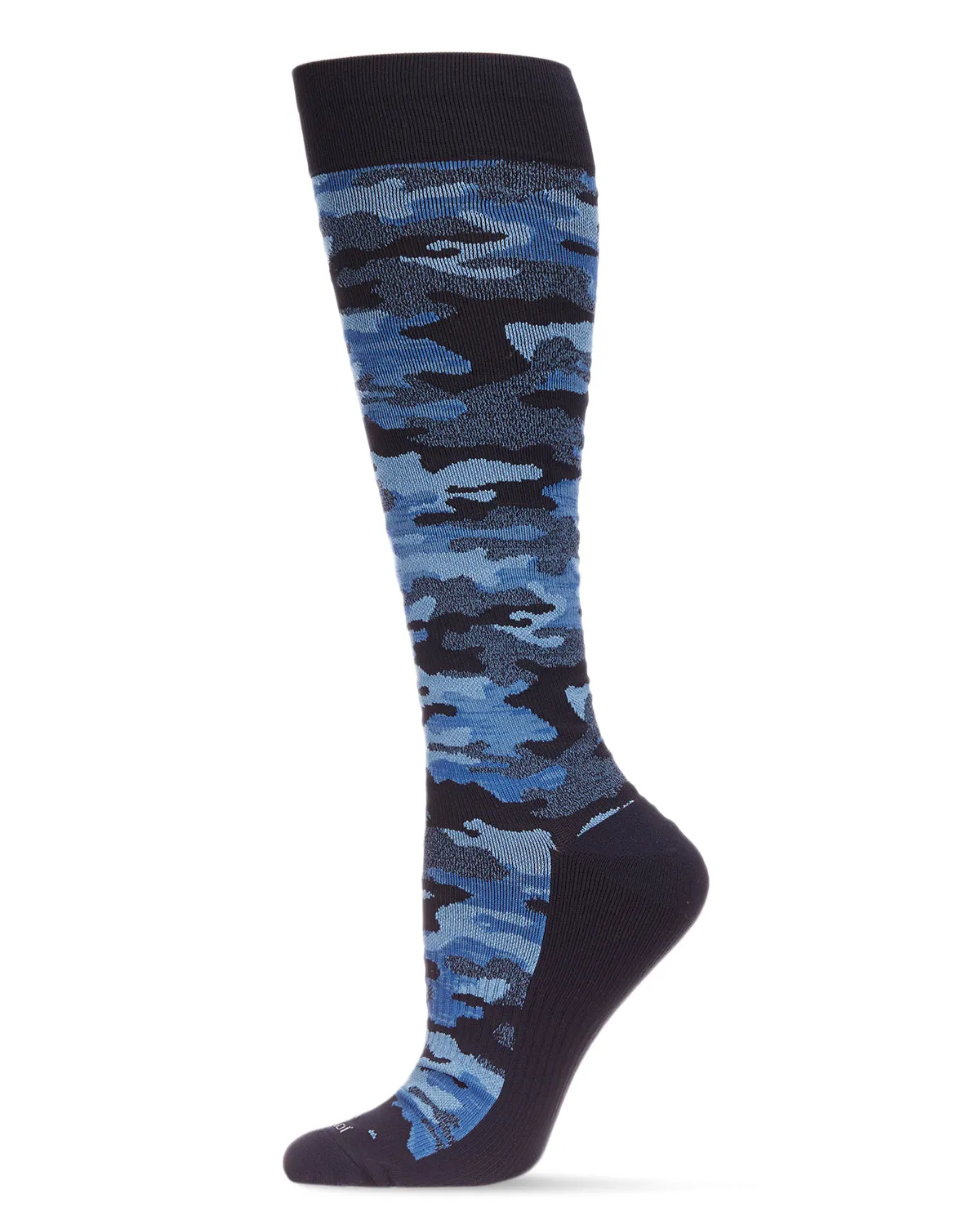 Unisex Camo Nylon 15-20mmHg Graduated Compression Socks