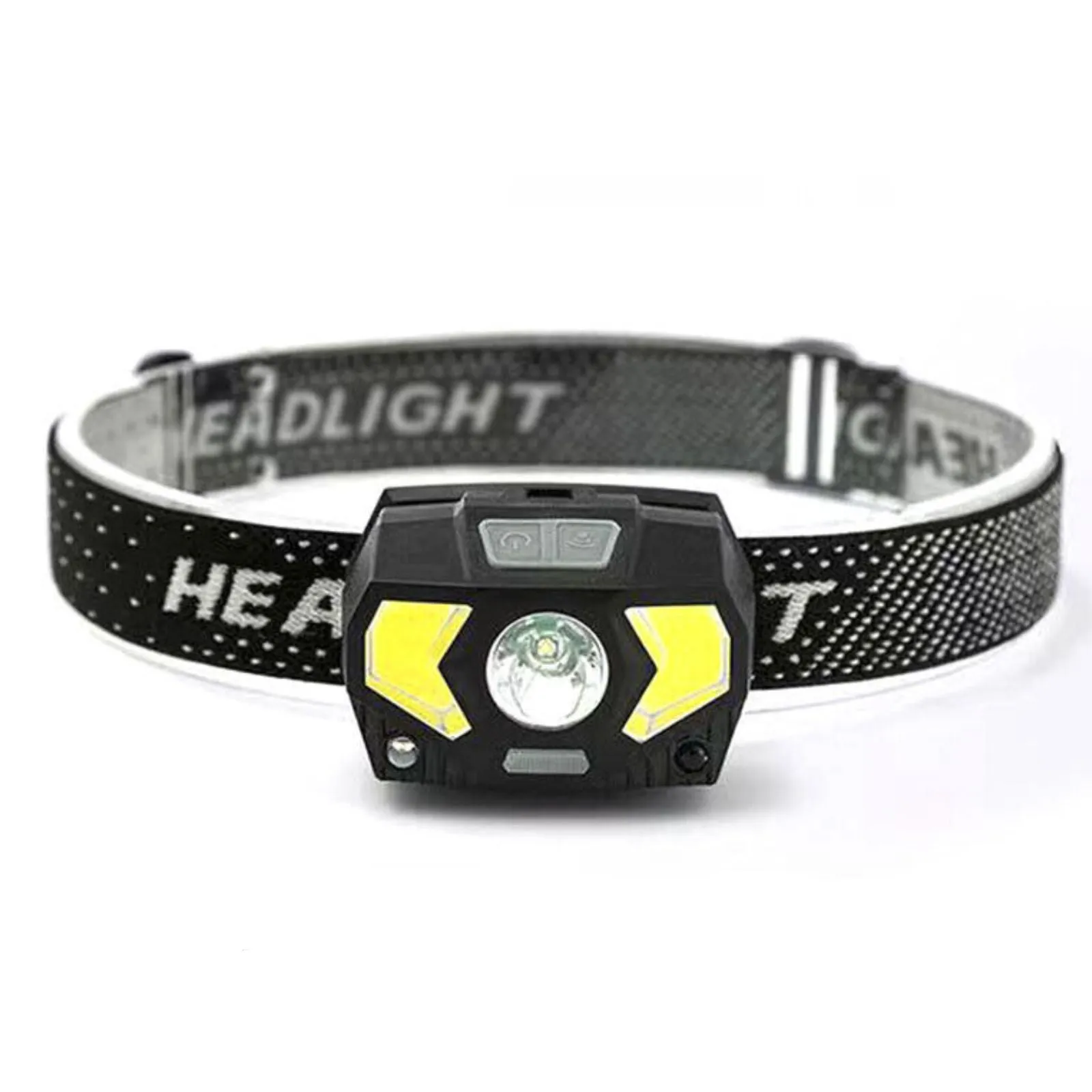 USB Rechargeable Flashlight Lamp LED Head Torch COB Camping Headlamp