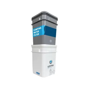 UZ-2 Camping Water Filter and Drinking Water Filter System, Portable Travel Alternative to Purification Systems, for Camping, Backpacking, and Hiking