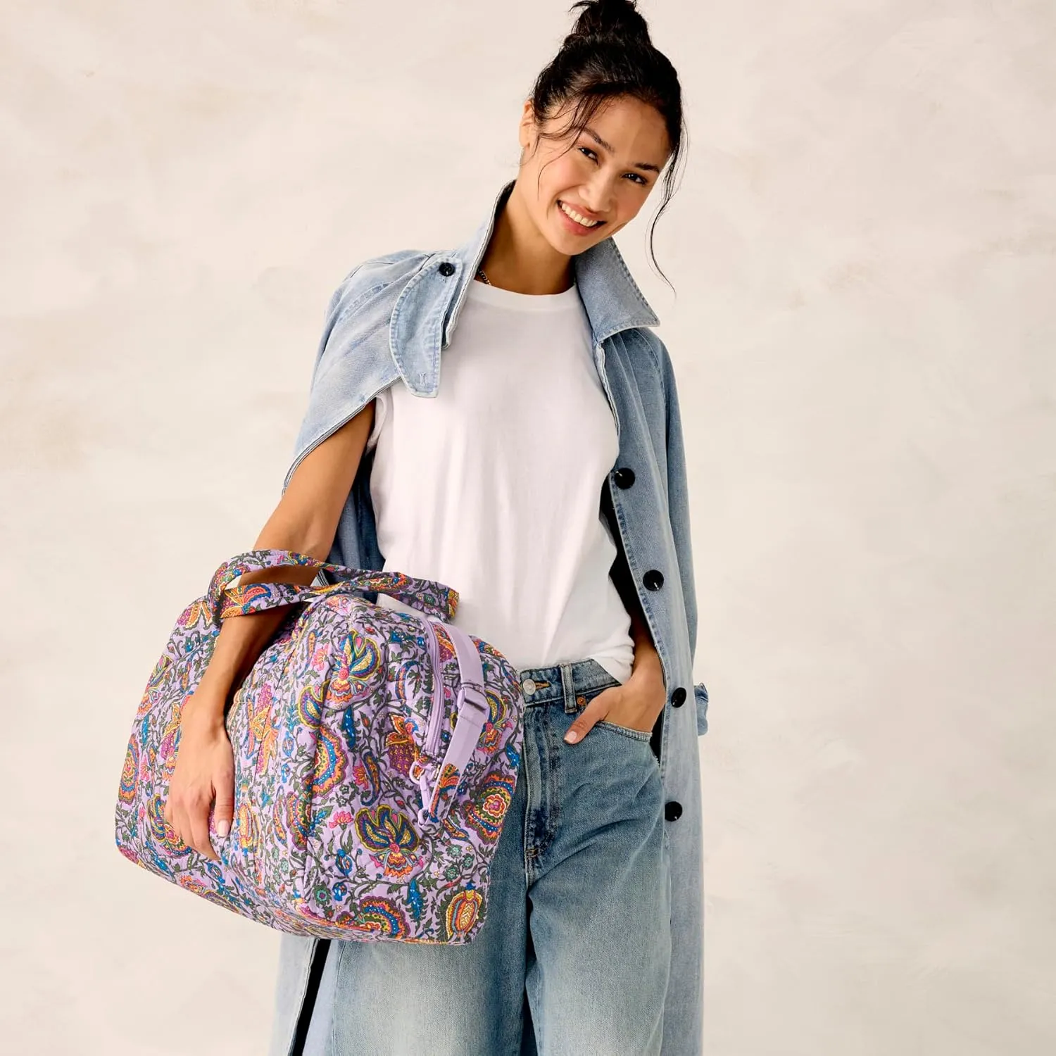 Vera Bradley Premium Cotton Hanging Travel Organizer