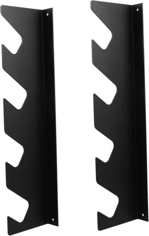 Wakauto 1pair Wall Mount Garden Tool Rack Sturdy Metal Tool Organizer for Shovels Rakes Brooms Easy Installation Storage for Garage Workshop
