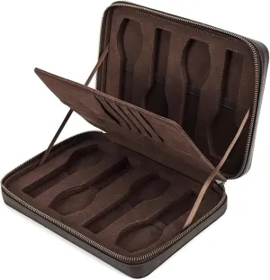 Watch Case, Travel Watch Collector Case, 8 Slots Portable Watch Box, Zippered Watch Display Storage Box