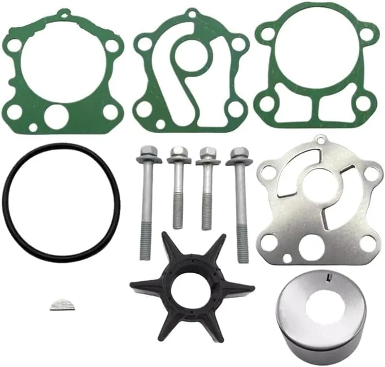 Water Pump Impeller Repair Kit for 2-Stroke 90 70 80 75 85 60 Outboard 692-W0078-02 692-W0078-02-00 18-3370