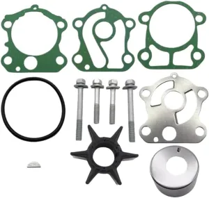 Water Pump Impeller Repair Kit for 2-Stroke 90 70 80 75 85 60 Outboard 692-W0078-02 692-W0078-02-00 18-3370