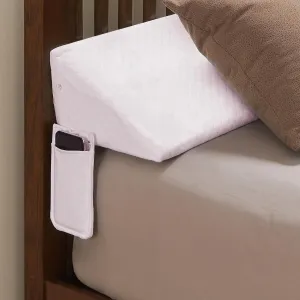 Wedge Pillow Headboard/Bed Wedge Pillow for Headboard/Bed Gap Filler Queen (60"x10"x6"), Bolster Bed Mattress Wedge Pillow for Sleeping, Headboard Pillow for Gap (0-8") Between Bed and Wall