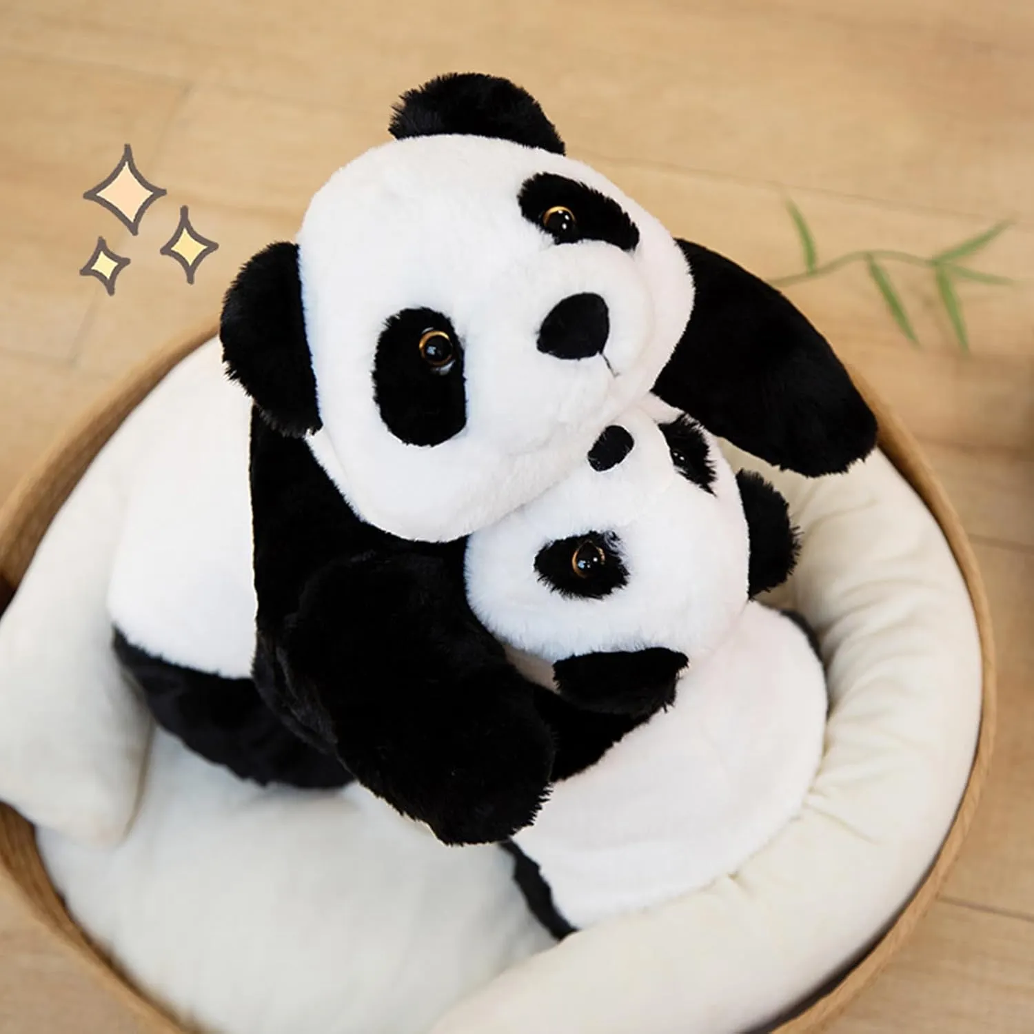 Weighted Stuffed Animals, 20.8" 1.76lbs Weighted Panda Plush Toy Cute Panda Weighted Plush Animals Pillow Gifts for Kids Adults