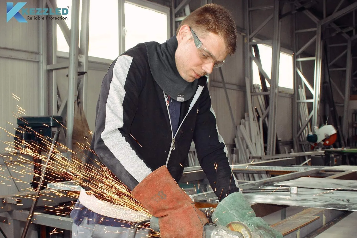 Welding Neck Protector- Cut, Scratch, Heat & Flame Resistant Neck Protection, Neck Gaiter- Made of 100%