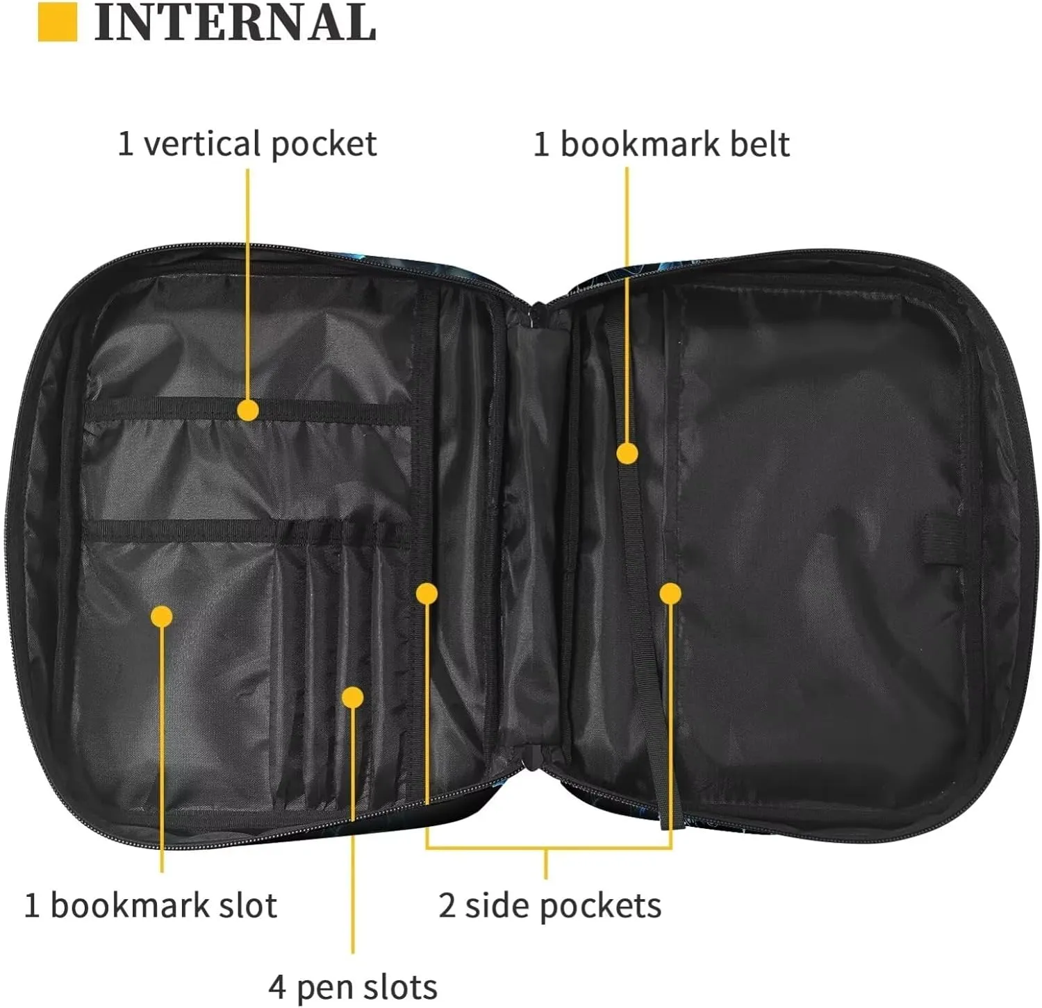 Western Bible Case Bible Covers for Women Men with Pockets Book Cover Protector Bible Accessories Kit