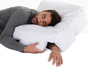 Wife Pillow - Adjustable Side Sleeper Pillow with Arm Tunnels for Shoulder Pain, Rotator Cuff Support, Arm & Shoulder Relief - Pressure-Free Sleep Pillow for Adults - Down Alternative Fiber Fill