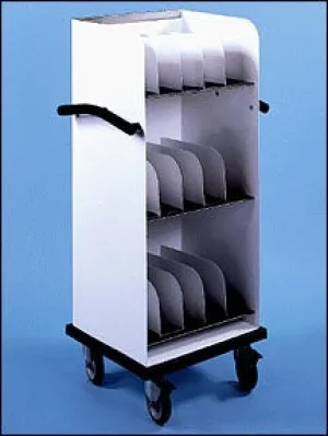 Wolf X-Ray - Cassette Cart Steel 20 W X 50 H X 17 D Inch - 25515