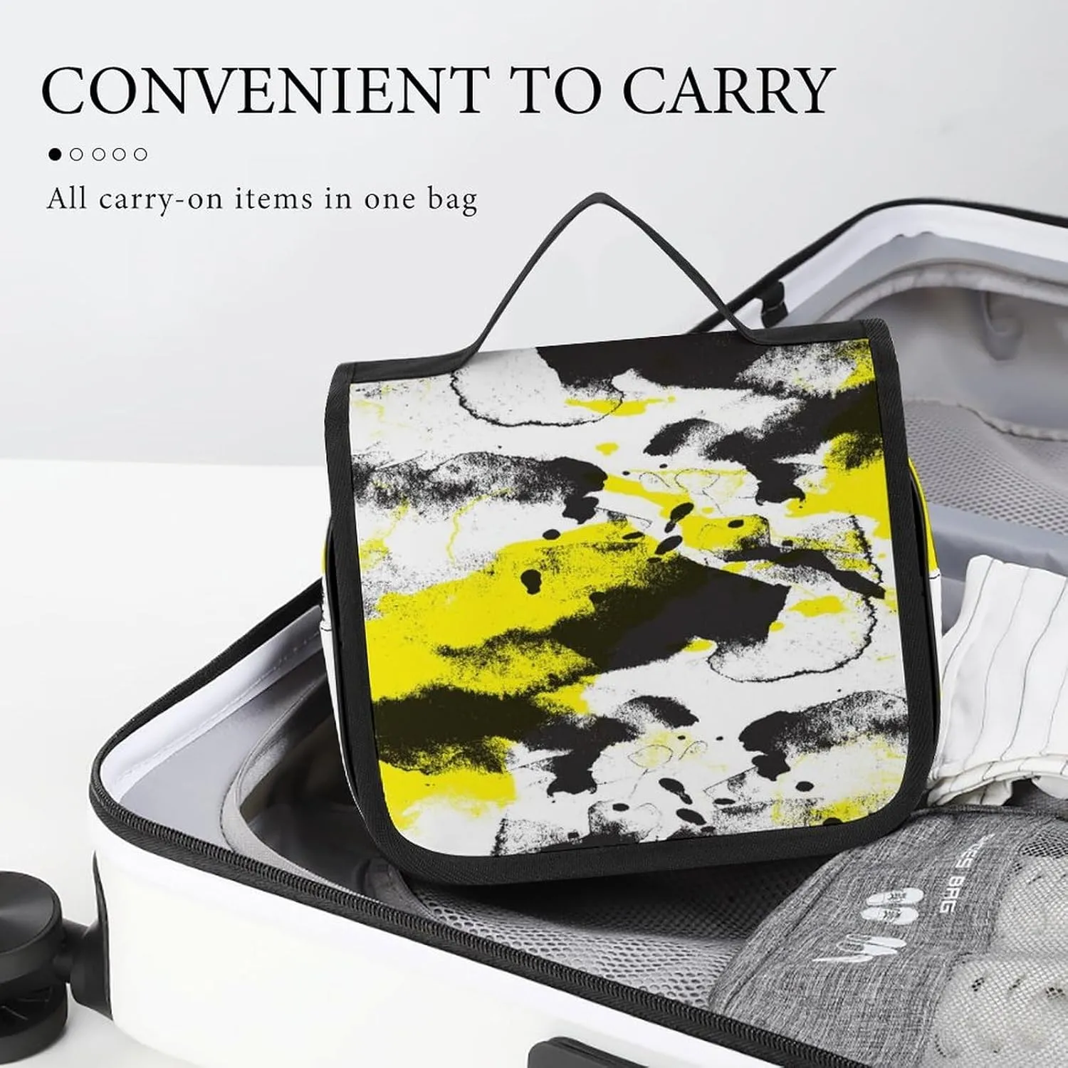 Women Hanging Toiletry Wash bag, Travel Cosmetic Storage Case Organizer