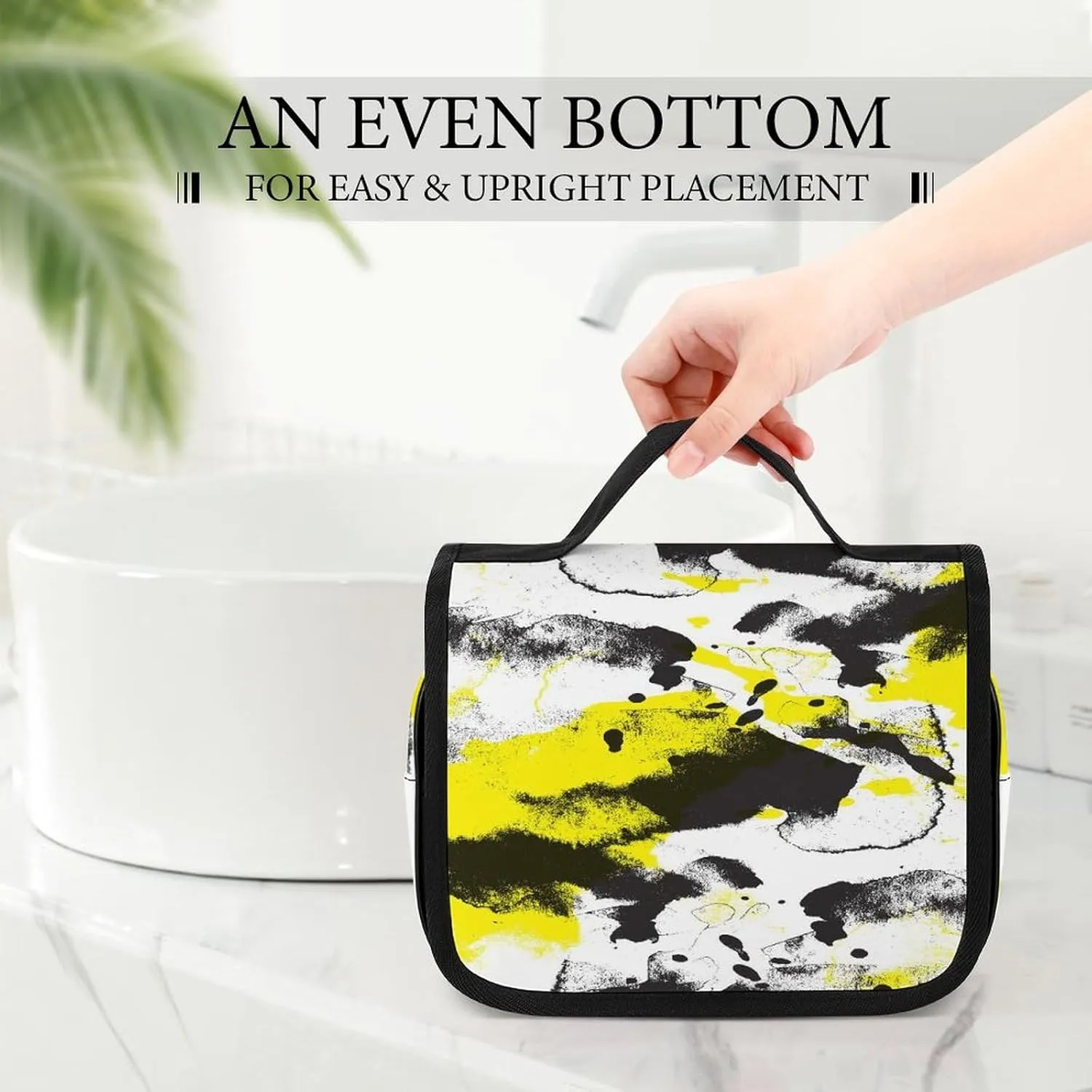 Women Hanging Toiletry Wash bag, Travel Cosmetic Storage Case Organizer