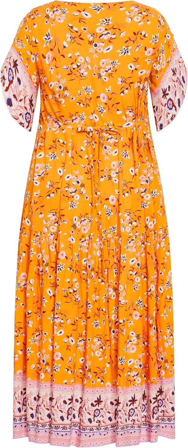 Women's Val Border Dress