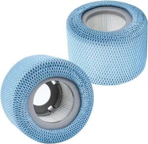 WuYan 2pcs Hot Tub Filters and 2pcs Mesh Cover for MSpa Inflatable Pools, Enhanced Version Filter Cartridge Pump Fit for MSPA All Current Hot Tubs