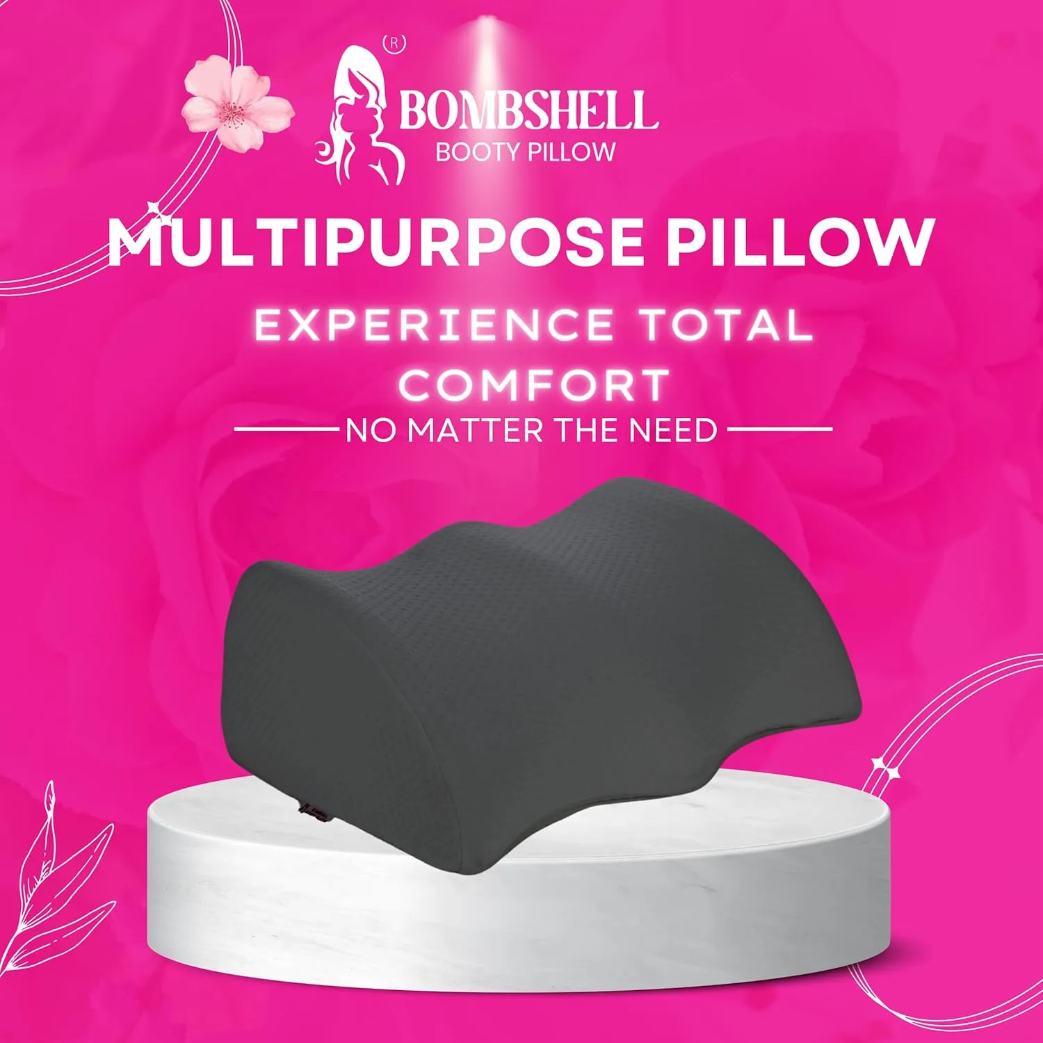 XXL Multipurpose Pillow,Gaming Pillow,Wheelchair Pillow,BBL Booty Pillow After Surgery for Butt Pillow for Sitting After Surgery,Butt Pillow,Brazilian Buttlift Pillow cojin Comfi Wedge Support Cushion