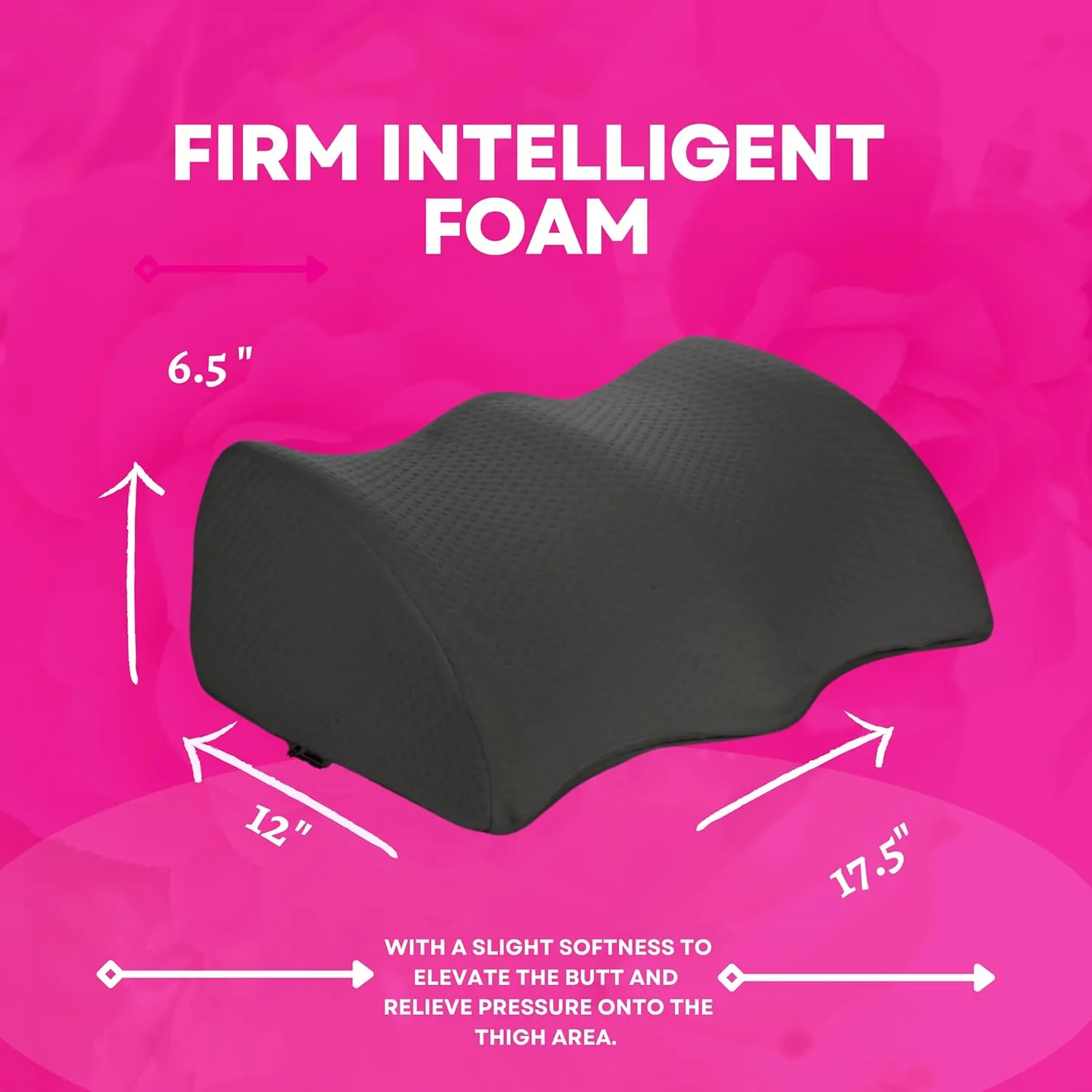 XXL Multipurpose Pillow,Gaming Pillow,Wheelchair Pillow,BBL Booty Pillow After Surgery for Butt Pillow for Sitting After Surgery,Butt Pillow,Brazilian Buttlift Pillow cojin Comfi Wedge Support Cushion