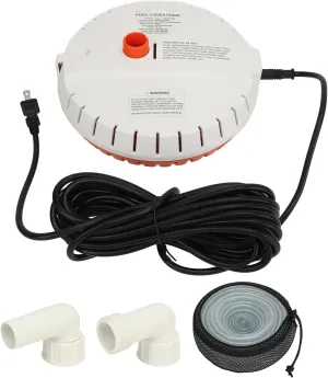 Yachet Submersible Pump 115/230VAC Multifunction Water Level Sensing, Universal 3/4in Swivel Joint, Detachable Filter, Portable, Suitable for Yachts Boat