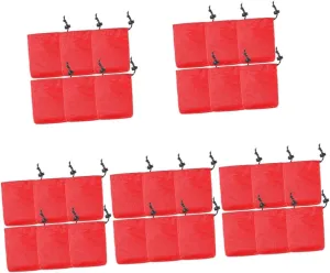Yardwe Small Pouches Draw Outdoor Draw Pouch Camping Small Items Storage Bag Red Sundry Bundle Pocket Polyester