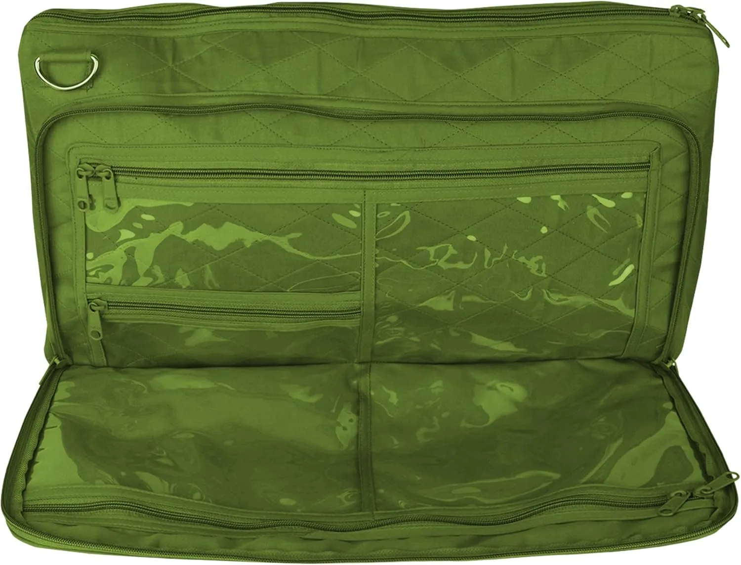 Yazzii Premium Knitting Bag & Yarn Storage Organizer – Yarn & Knitting Project Tote Bag - Yarn, Knitting Needles, Crochet & More Green