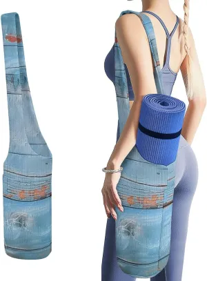 Yoga Mat Bag Carriers Cute And Personalized Yoga Bag for Women Things on The Ground Printed Yoga Bags And Carriers Fits All Your Stuff
