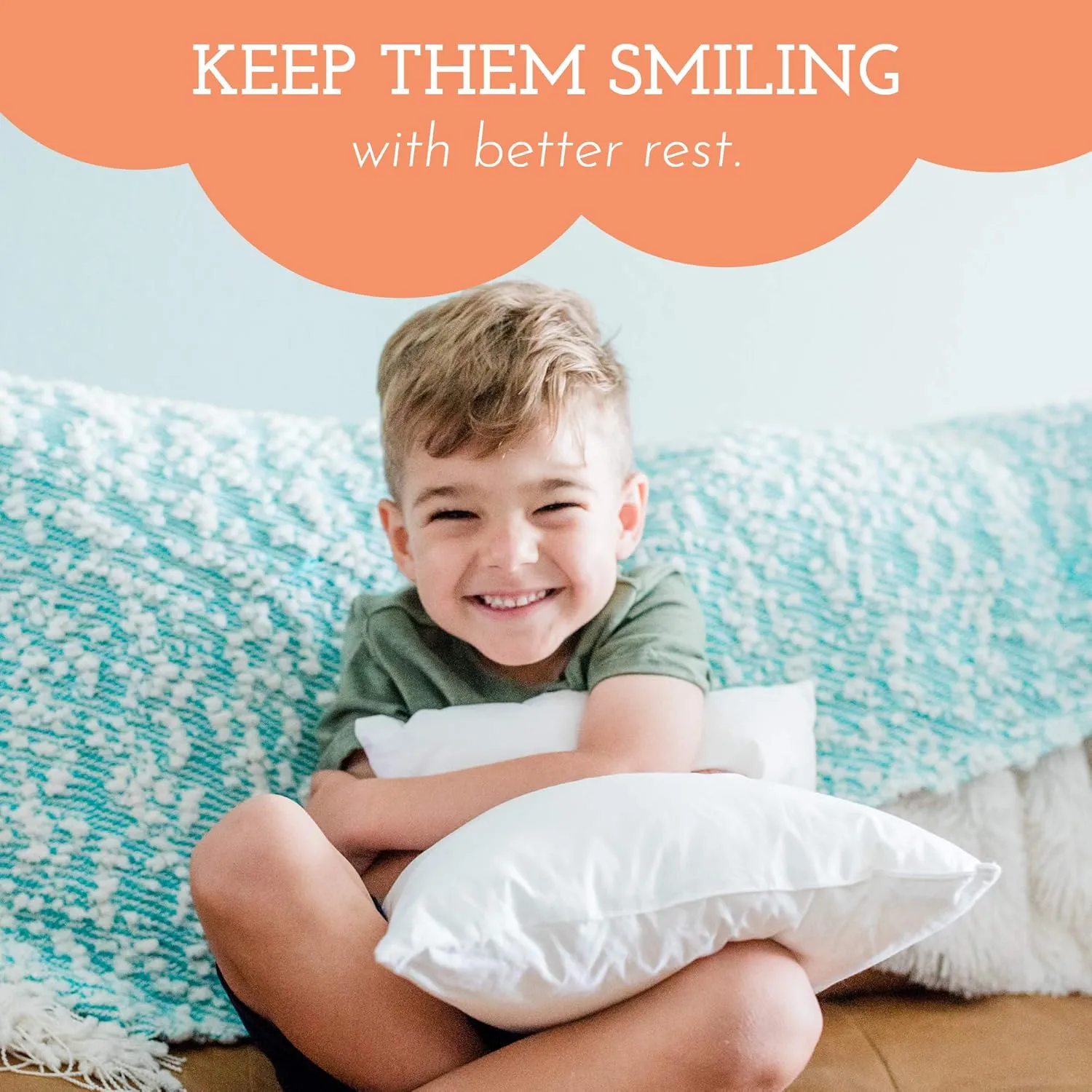 Youth Pillow - 16 X 22 - Soft & Hypoallergenic - Kids Sleeping Pillow - Toddler Bed Pillow - Perfect Size - Backed by Our Love The Fluff Guarantee (1 Pack)