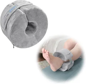 Zelen Foot Elevation Pillow Ankle Heel Elevator Wedge Foot Support Pillow Medical Ankle Cushion for Bed Sore Pressure Ulcer Sleeping Feet Leg Rest Elevated Support Foam Surgery Recovery (Small, 1PCS)