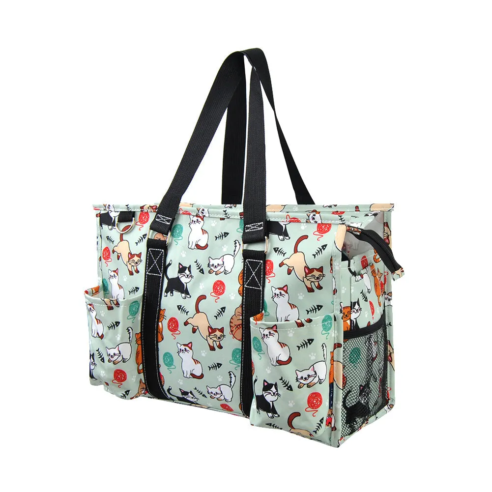 Zippered Caddy Organizer Tote Bag