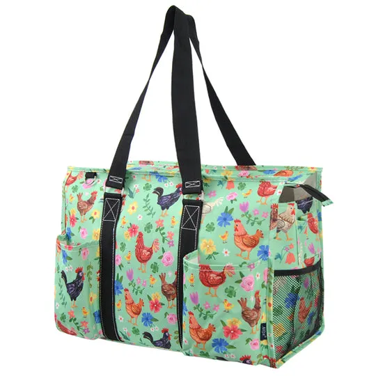 Zippered Caddy Organizer Tote Bag